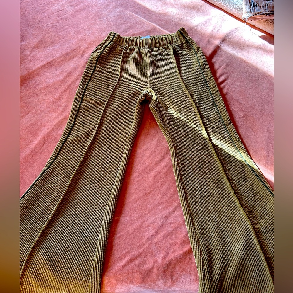 Green 70’s pants